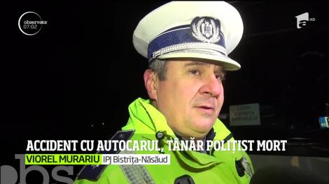 Un tânăr polițist din Bistrița-Năsăud și-a găsit sfârșitul într-un accident rutier petrecut în drum spre casă