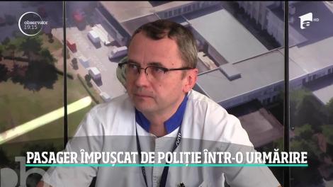 Pasager împușcat de poliție într-o urmărire ca-n filme