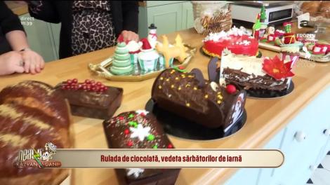 Neatza cu Răzvan și Dani. Rulada cu ciocolată, vedeta sărbătorilor de iarnă