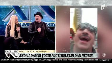 Dan Negru le-a făcut câteva farse colegilor din platou! Anda Adam şi Romică Ţociu, printre victimele celebrului prezentator