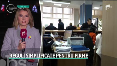 Reguli simplificate pentru firme