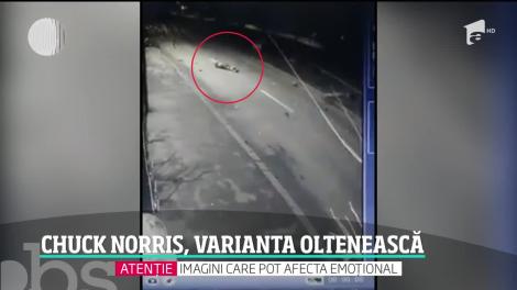 Un tânăr a scăpat ca prin miracol dintr-un accident care depăşeşte orice cascadorie