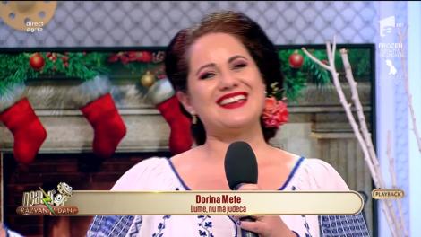 Neatza cu Răzvan și Dani. Dorina Mete cântă melodia Lume, nu mă judeca
