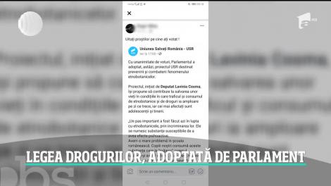O nouă lege a drogurilor împarte politicienii şi societatea civilă în două. Cresc pedepsele pentru cei care deţin sau fac trafic de etnobotanice şi canabis