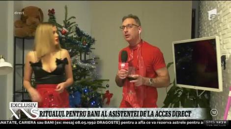 Cum îl aşteaptă Emily Burghelea pe Moş Crăciun? Ritualul pentru bani al asistentei de la Acces Direct