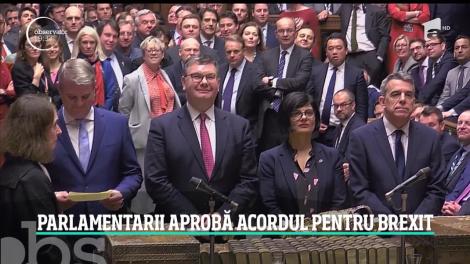Parlamentarii aprobă acordul pentru Brexit