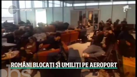180 de români blocaţi pe un aeroport din Belgia au trăit o zi şi-o noapte de umilinţe!