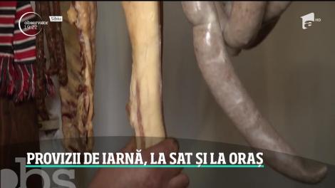 Provizii de iarnă, la sat și la oraș