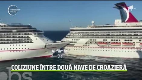 Două nave de croazieră s-au ciocnit în Mexic