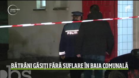 Moarte suspectă în localitatea Siret din Suceava.  Doi bătrâni au fost găsiţi morţi în baia din sauna publică a oraşului
