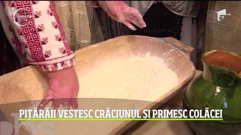 Piţărăi, colăcei pregătiţi pentru colindători