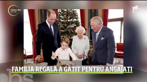 Familia regală a gătit pentru angajați