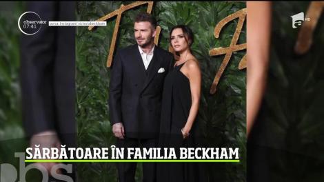 Sărbătoare în familia Beckham! Doi dintre copiii celebrului cuplu au fost botezaţi