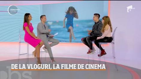 Julia Marcan şi Selly, colegi de platou! Secrete de la filmarile 5Gang The Movie