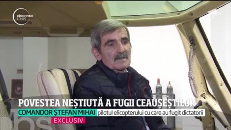 Ultimele zile din viaţa lui Nicolae Ceauşescu. Mărturia copilotului Ştefan Mihai: Era speriat şi disperat să-şi găsească salvarea