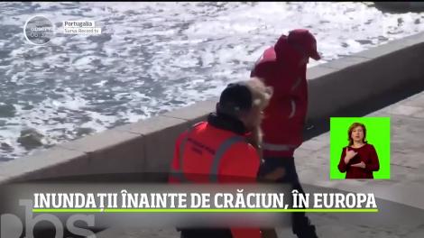 Inundații înainte de Crăciun, în Europa