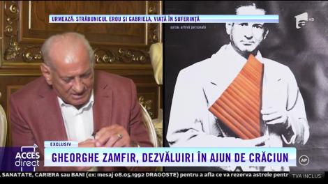 Momentul care l-a făcut pe Gheorghe Zamfir să-și dorească să fie pe scenă: ”Aveam cinci ani când am simțit că muzica s-a cimentat în mine!”
