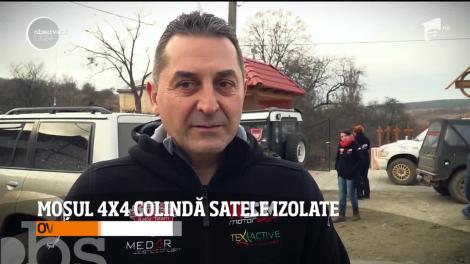 Ajutoarele lui Moș Crăciun au ajuns în satele izolate din România. Sute de bătrâni și copii au primit cadouri în Ajun 