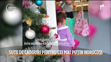 Gaşca Zurli a adunat sute de cadouri de la oamenii cu suflet mare şi le-a dăruit celor mici