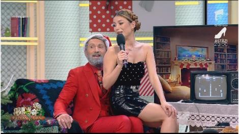 Neatza cu Răzvan și Dani. Elena Gheorghe, în poala InstaMoșului Dani: E bine așa? Sau vrei să stau cu fața?