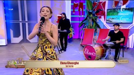 Neatza cu Răzvan și Dani. Elena Gheorghe cântă melodia Iar na na