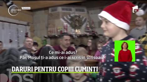 Noapte magică, a venit Moș Crăciun! Ce daruri au primit copiii cuminți