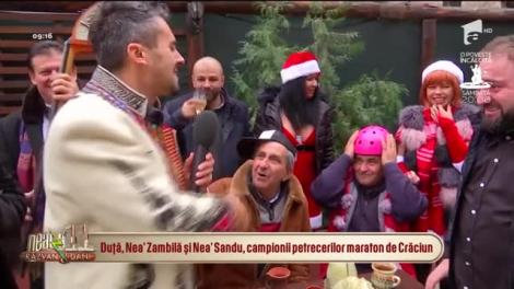 Neatza cu Răzvan și Dani. Nea' Zambilă și Nea' Sandu din Călărașim campionii petrecerilor maraton de Crăciun