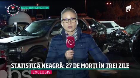 Crăciun însângerat pe şoselele din România. 27 de oameni au murit