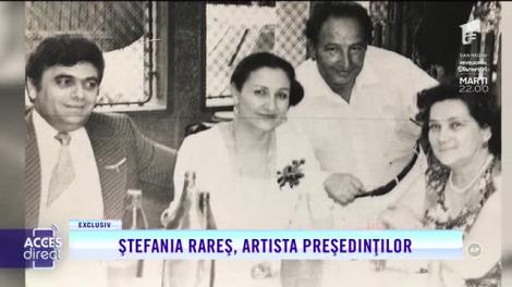 Mărturisiri frumoase și dureroase. Ştefaniei Rareş, artista președinților, vorbește despre viața sa secretă