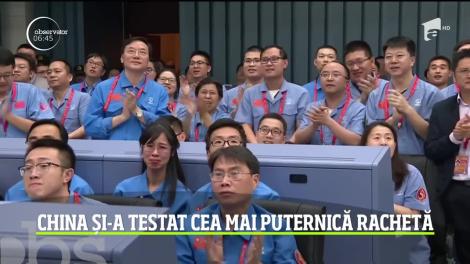 China și-a testat cea mai puternică rachetă