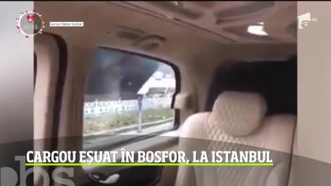 Traficul maritim prin strâmtoarea Bosfor, temporar oprit