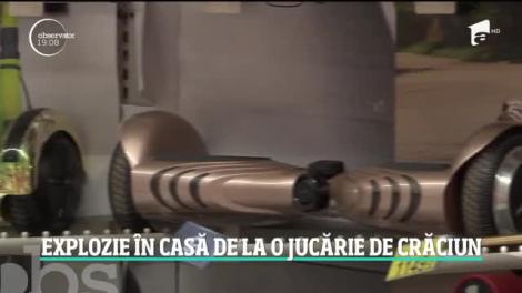 Panică în casa unei familii din Bârlad. Jucăria primită cadou de copil, un hoverboard, a explodat din senin