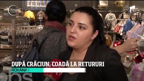 Românii au umplut mall-urile, dornici să returneze cadourile primite de Crăciun. Ce spune legea despre retururi