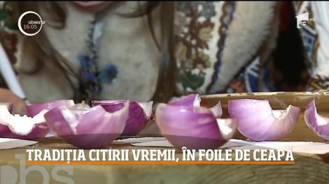 Tradiția citirii vremii, în foile de ceapă