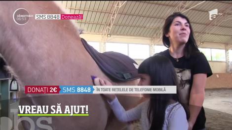 Vreau să ajut! „Picioare grele", aşa îşi descrie Georgiana, o fetiţă de numai opt ani, mersul greoi care o face dependentă de sprijin permanent