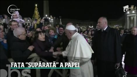 O credincioasă prea insistentă l-a enervat pe Suveranul Pontif