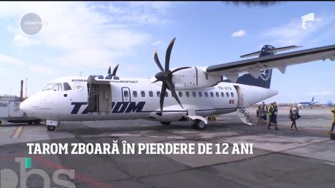 Tarom zboară în pierdere de 12 ani