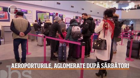 Aeroporturile, aglomerate după sărbători
