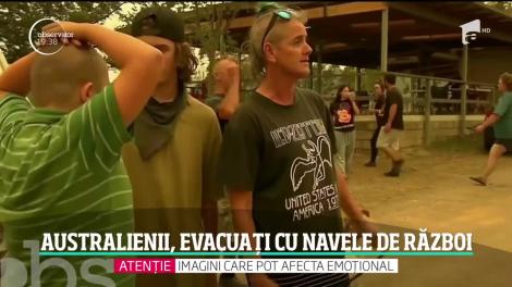 Stare de urgenţă în Australia. Locuitorii sunt evacuați cu nave de război