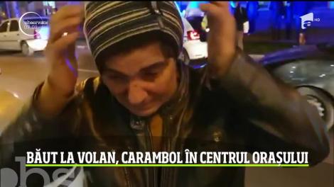 Un şofer băut a provocat un carambol care a blocat centrul oraşului Târgovişte