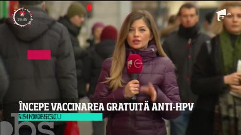 Începe vaccinarea gratuită împotriva virusului HPV. Programul, reluat după 11 ani: ”E un cancer groaznic şi este păcat să se mai moară în prezent din cauza acestei boli!”
