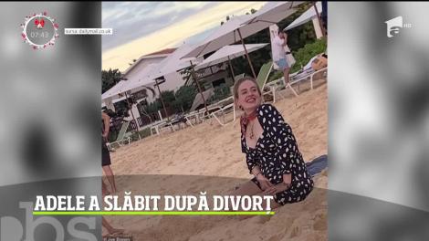 Adele a slăbit spectaculos după divorţ
