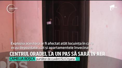 Sute de proiectile și obuze neexplodate din al Doilea Război Mondial, găsite într-o curte din Oradea: ”Ar fi ras de pe fața pământului centrul orașului!”