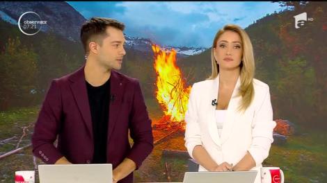 Obicei vechi păstrat într-o localitate din Caraş-Severin. În noaptea de Bobotează, sătenii se adună la marginea satului, aprind focul şi sfinţesc vântul