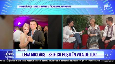 Acces Direct. Artista Lena Miclăuş şi soţul ei au strâns o avere frumoasă împreună. Au în casă un seif cu arme