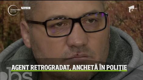 Agent retrogradat, anchetă în poliție