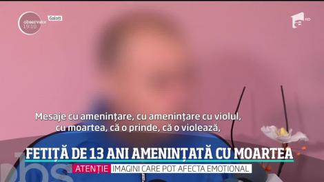 Fetiță de 13 ani amenințată cu moartea! Copila a primit aproape 800 de mesaje din partea unui necunoscut