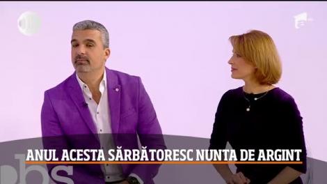 Aurelian Temișan și Monica Davidescu, împreună de un sfert de veac! Anul acesta sărbătoresc nunta de argint