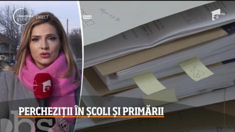 Percheziții în școli și primării, după ce două milioane de euro ar fi fost cheltuite ilegal din bugetul de stat