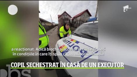 Caz halucinant în judeţul Argeş! Un copil a fost sechestrat în casă de un executor. Motivul este absurd